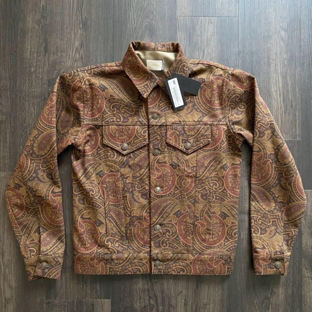 Aime Leon Dore Paisley Twill Trucker Jacket FW2018 NEW